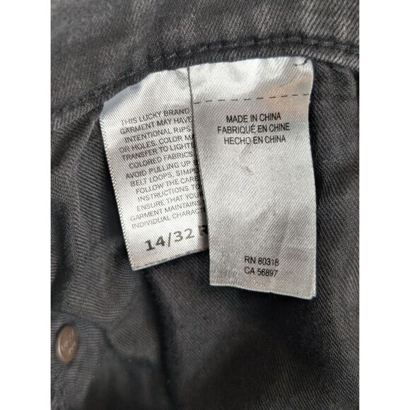Lucky Brand Sweet Boot Jeans Black Women's Size 14/32 Regular - Picture 7 of 14